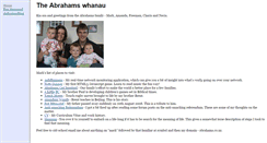 Desktop Screenshot of abrahams.co.nz