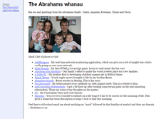 Tablet Screenshot of abrahams.co.nz